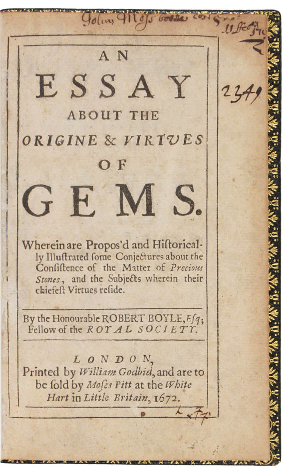 The Essay marks the beginning of the modern development in knowledge of crystal structure.