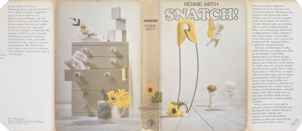 First edition; 8vo; light recurrent spot to first few leaves, else fine; publisher's boards, pictorial dust-jacket.