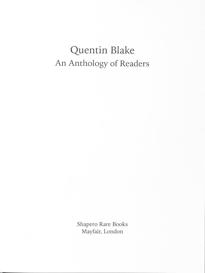 One of 100 numbered copies, complete with a colour giclée print, and 51 original illustrations of readers.