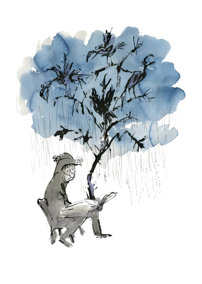 Original Quentin Blake print, signed by the artist.