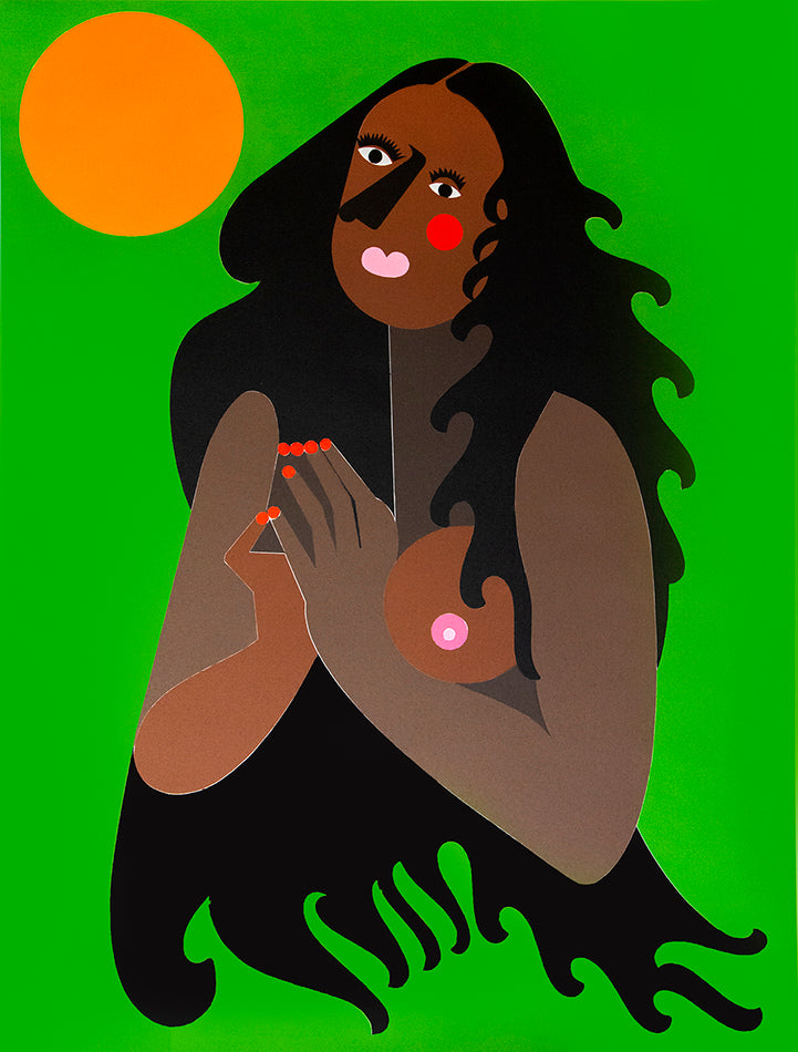 Suite of five relief prints, 2019, signed and numbered from the edition of 35, published by PACE NY
