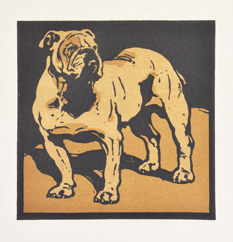 An unusually good example of what is generally regarded as the rarest of William Nicholson's illustrated works; accompanying rhymes by Arthur Waugh.