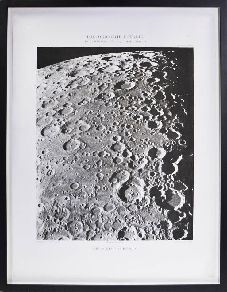 The finest and most meticulous images of the moon until the 1970s. Deemed worthy of exhibition at the Paris World's Fair 1900.