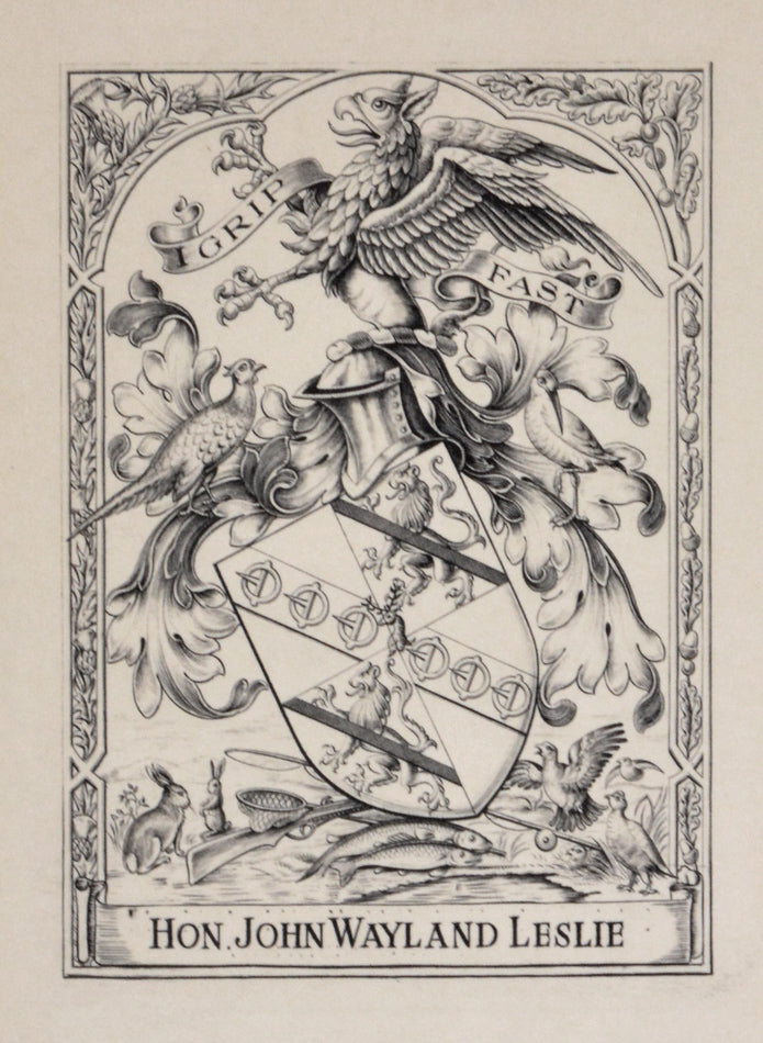 15 hand-coloured aquatints by Rawlins, publisher's green morocco, a very good copy