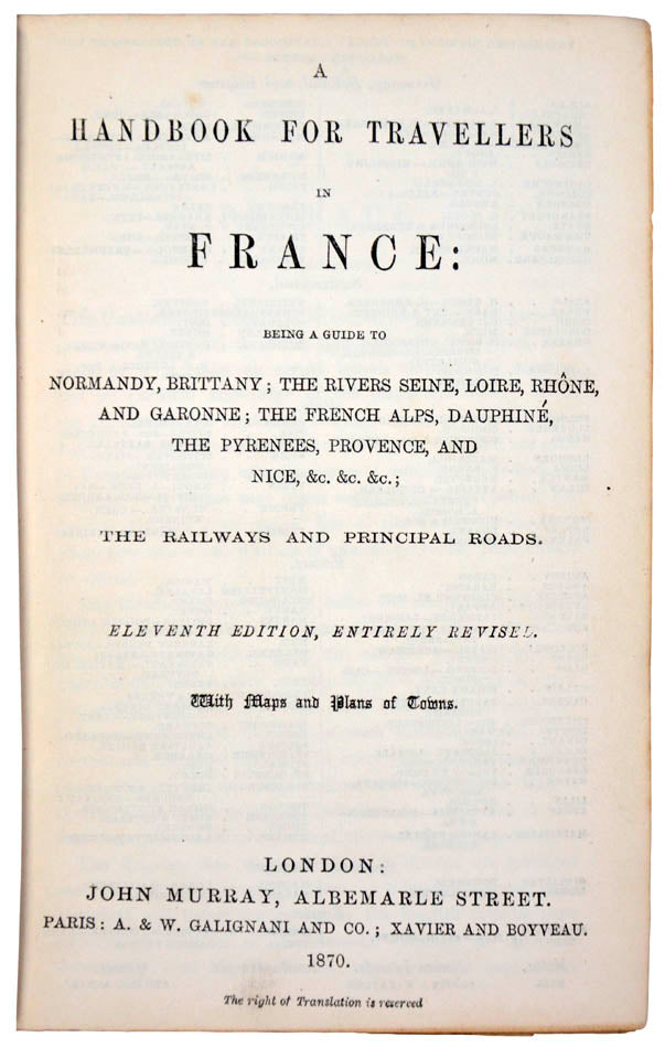 This title was published in the same year as the Franco-German War and the paris commune.<br />