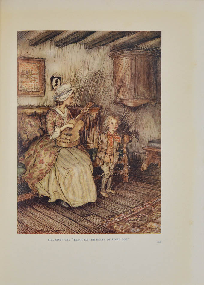 The specially bound deluxe issue of Rackham's illustrated edition of The Vicar of Wakefield by Oliver Goldsmith.