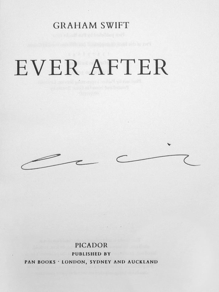 4 uncorrected proofs by Graham Swift, including one signed; original wrappers.