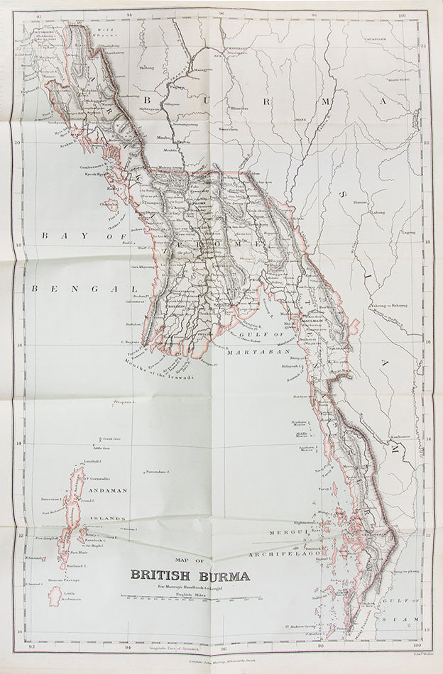 A rare handbook which also includes Burma and the North West Provinces.