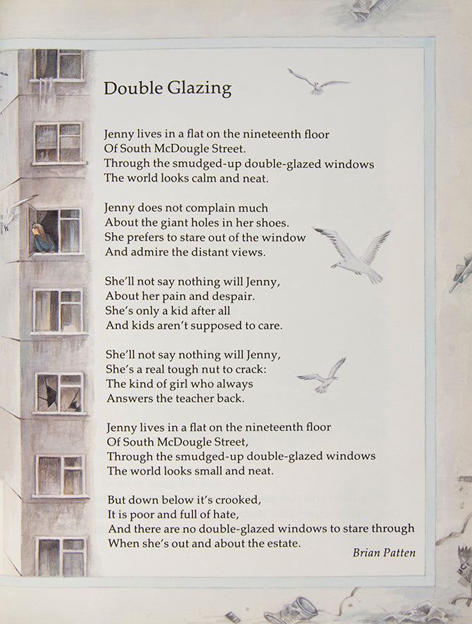 Introducing children to poetry, signed by the illustrator Valerie Littlewood to the title-page, accompanied by her original artwork for one of the poems.