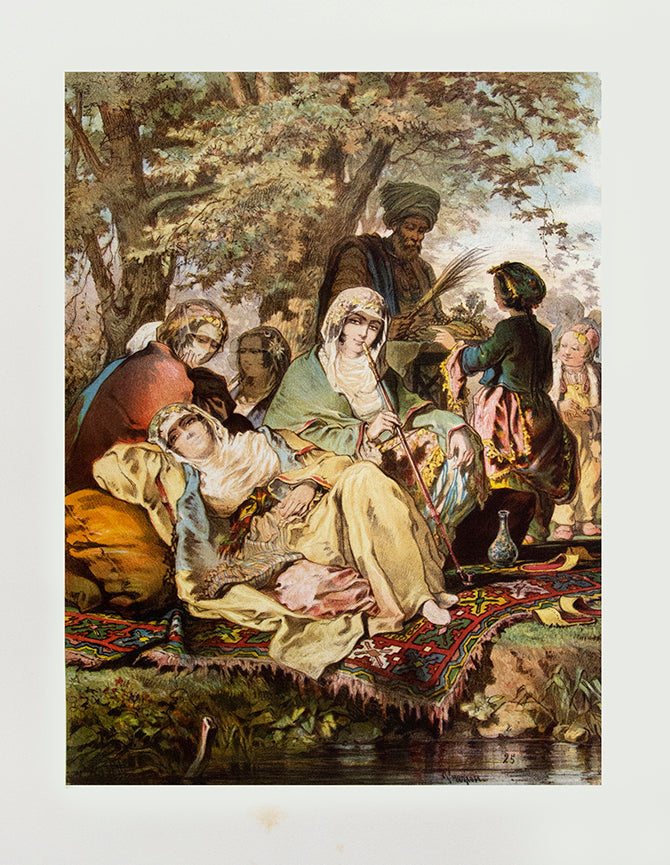 Superb evocative plates of Constantinople, its people and their customs.