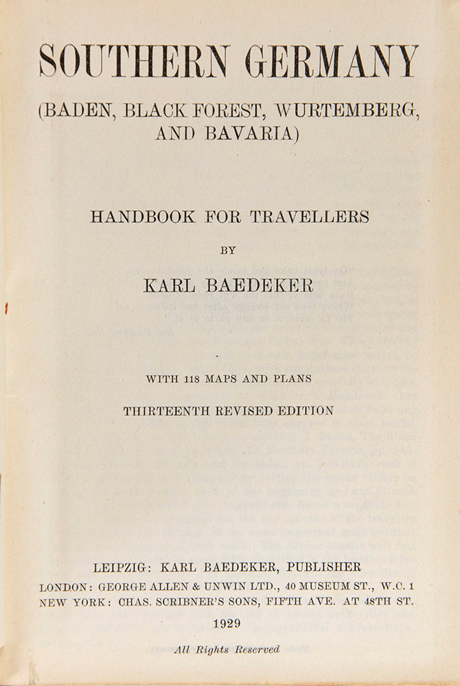 Last English edition and the only edition to appear between the wars.