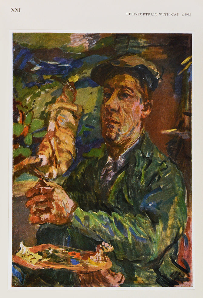 Inscribed by Kokoschka, presentation copy to Mr. Chaikin, possibly Joseph Chaikin, renowned American theatre director of the 20th Century.