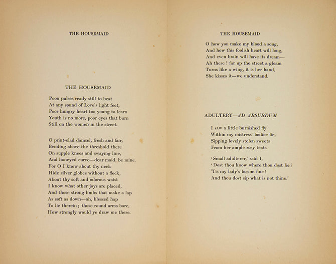A scarce little production, printed for private circulation by the author only.