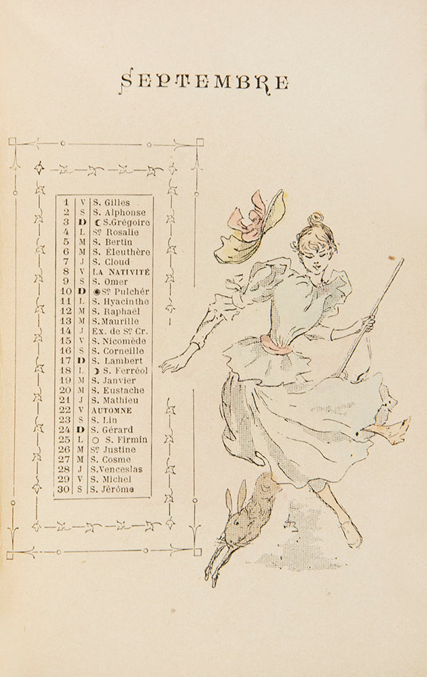 A great run of this neat French almanac published under the aegis of French engraver & illustrator Henri Boutet, nicknamed 'little master of corset'.