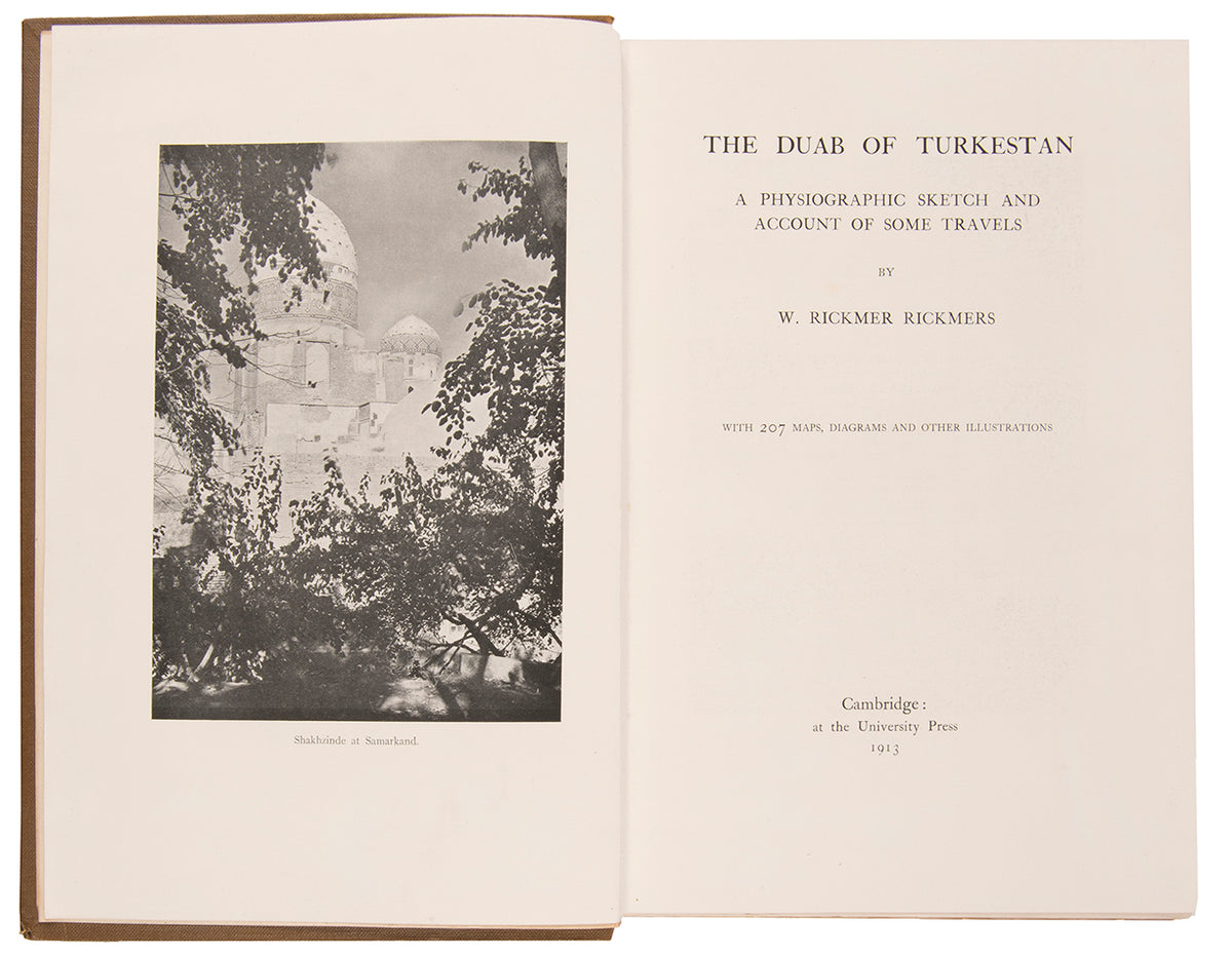 The author spent twenty year in Turkestan and this is a treatise on physical geography. Includes ascents of the Mountains of Kemkutan and Great Achik.