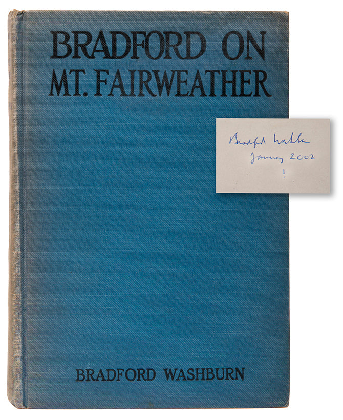 Bradford Washburn was one of America's foremost mountaineers. He led many first ascents and established new routes on several Alaskan peaks.