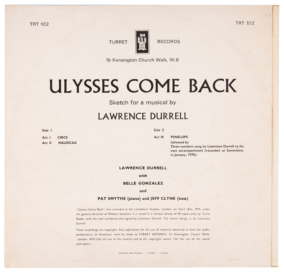 Ulysses Come Back.