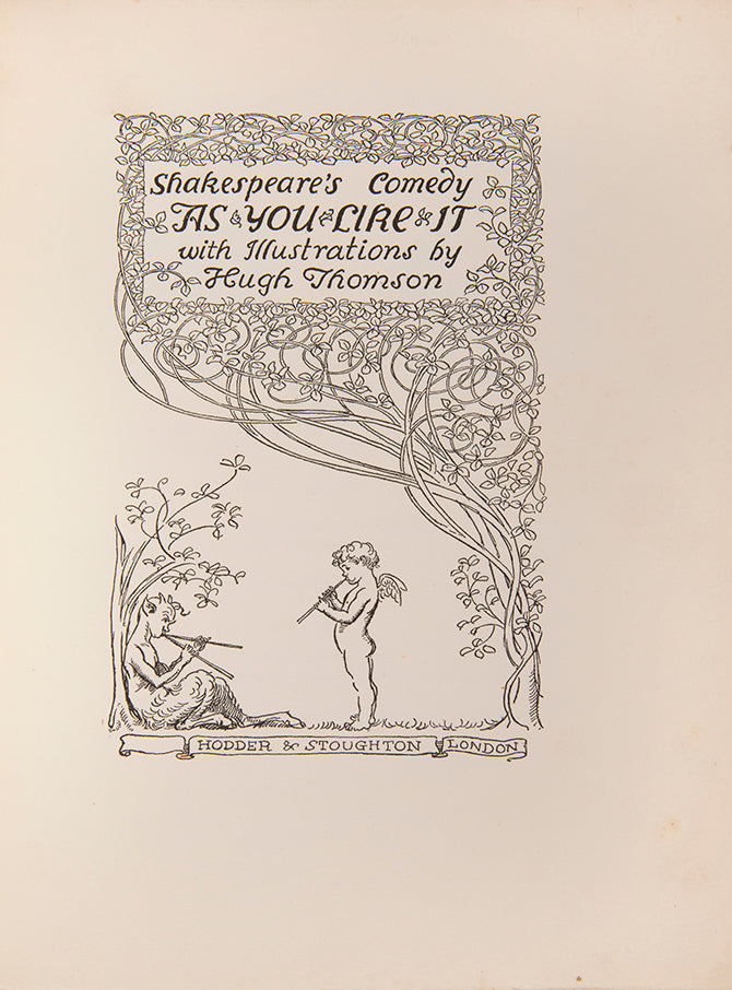 A charmingly illustrated edition of one of Shakespeare's perennial favourites, illustrated with 40 tipped-in colour plates with captioned tissue-guards