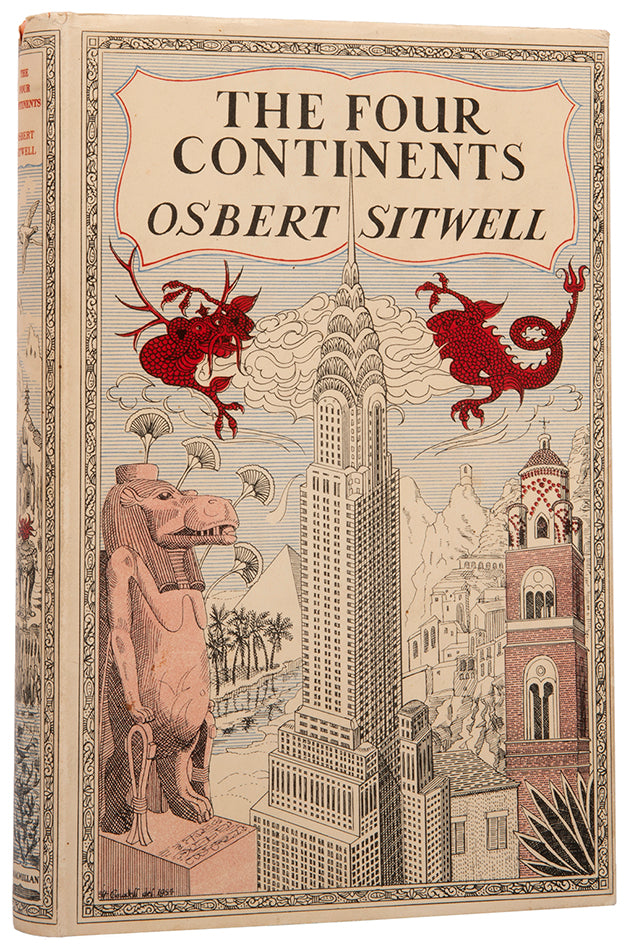 Presentation copy of the first edition of Osbert Sitwell's Four Continents, inscribed to Sacheverell and Georgia Sitwell.