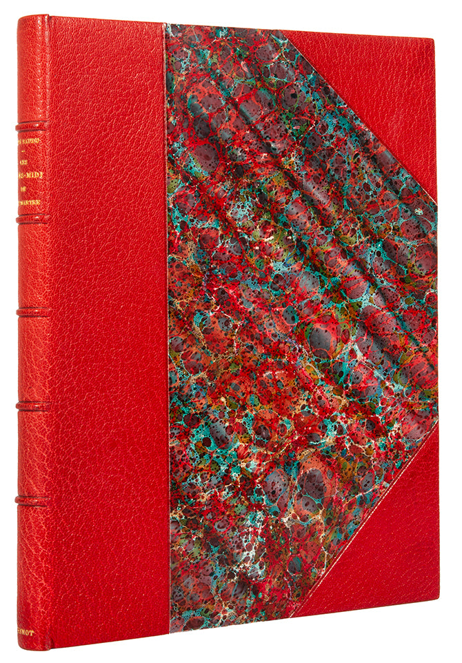 Presentation copy of the limited edition of René Baudu's Les Après-Midi de Montmartre, illustrated by Edouard Chimot.
