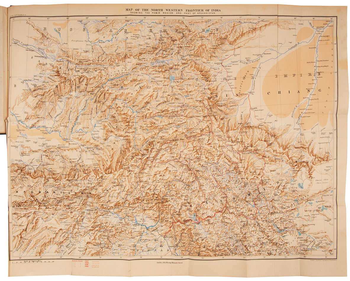 Starting in Manchuria, he continued to the Gobi Desert, to Kashmir and Kashgar, finally exploring the Pamir Plateau.