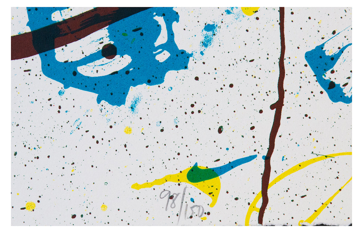 Sam Francis, For the Blue Sons of the Air, 1990, edition of 150, screenprint in colours, wove paper