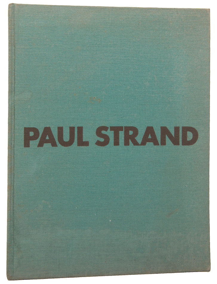Inscribed presentation copy of the first edition of Paul Strand Photographs 1915-1945.