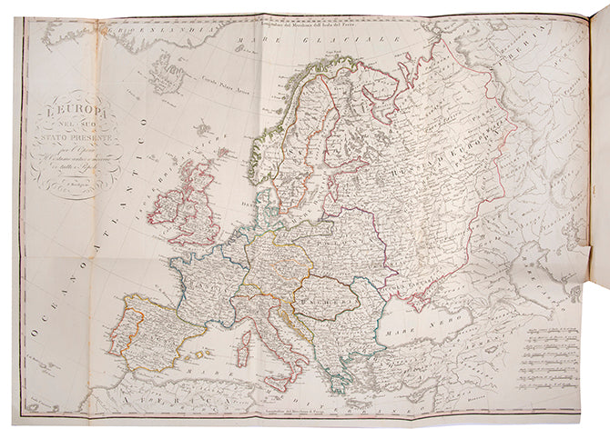 First edition, Italian text version, of Il Costume Antico e Moderno by Giulio Ferrario.