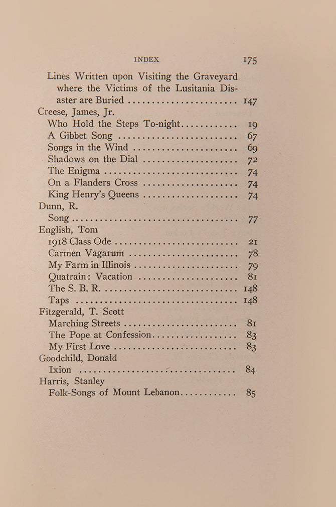 A publisher's presentation copy of the first edition of A Book of Princeton Verson II, including work by F. Scott Fitzgerald.