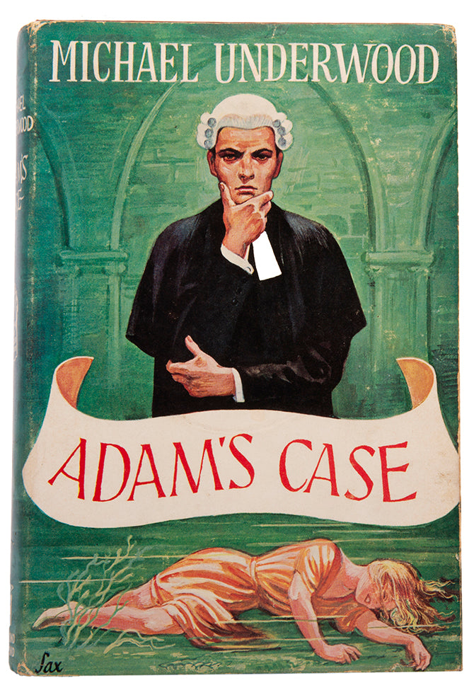 A first edition of Adam's Case by Michael Underwood, presented by the author to the poet Dame Edith Sitwell.