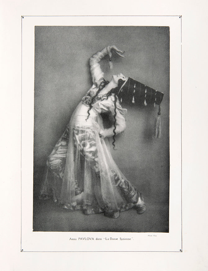 A scarce souvenir programme for a charity performance held by Pavlova for the benefit of Russian refugees and victims of WWI.