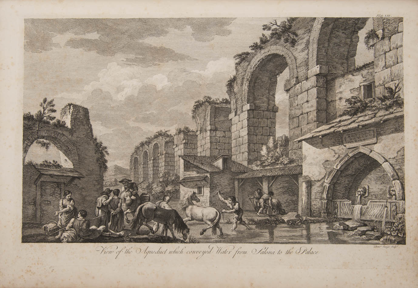 Ruins of the Palace at Spalatro by Robert Adam is a foundation work of neo-classical architecture.