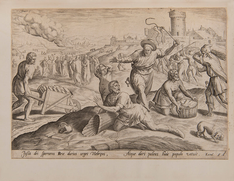 A fine extra-illustrated Bible with engravings dating from the seventeenth century by Guercino, Cipriani, Rubens, Sadeler, Durer,Blake and others