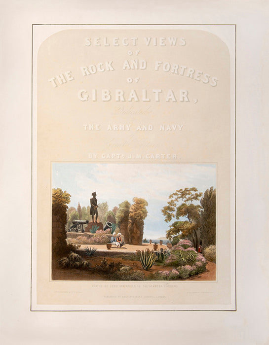 Select views of the rock and fortress of Gibraltar.