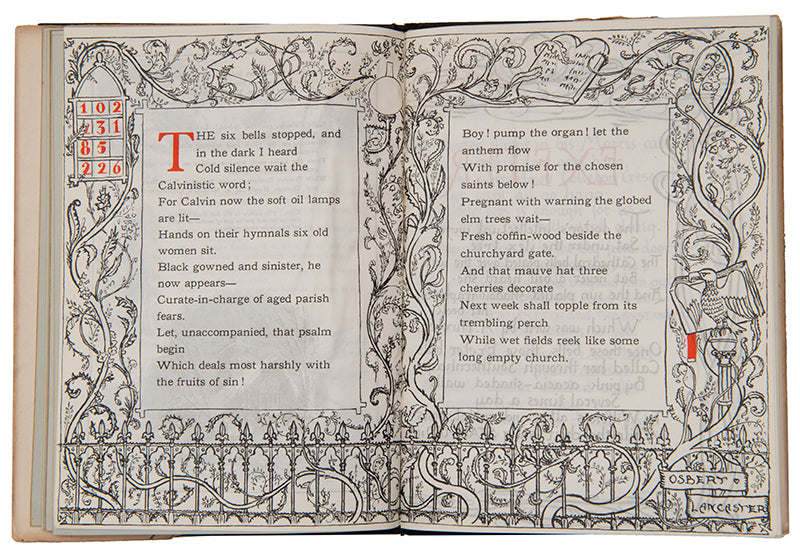 First edition of Continual Dew by John Betjeman, with the unclipped price jacket. The author's second volme of poems.