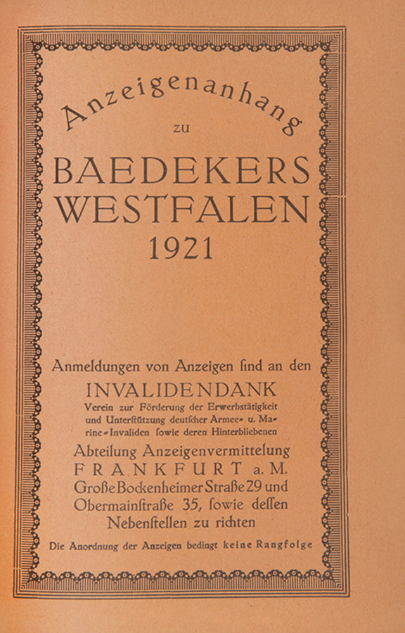A scarce regional title with adverts at the rear.