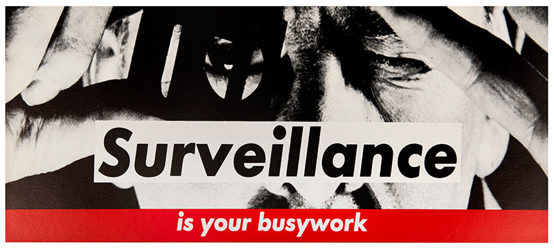 Original subway poster, c. 1980, on wove paper, unsigned as issued, 28 x 71.3 cm.