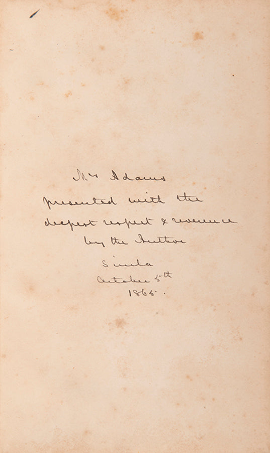 Abbott was an officer in the Bengal Artillery and was sent on a political mission by the British envoy in Harat to the Khan of Khiva