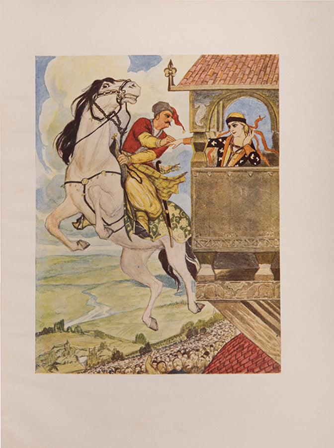 First edition of this richly illustrated German edition of Ukrainian folktales.