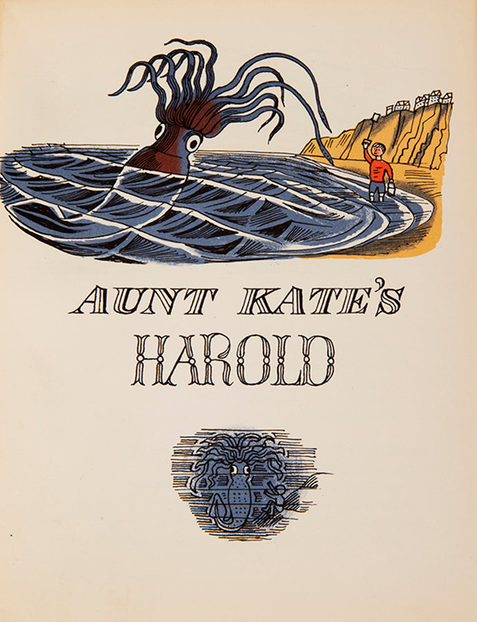 Rare. Hold Fast Yout Teeth by Edward Bawden inscribed to his daugher, Joanna, Christmas 1963. Nine stories written and illustrated by Bawden.