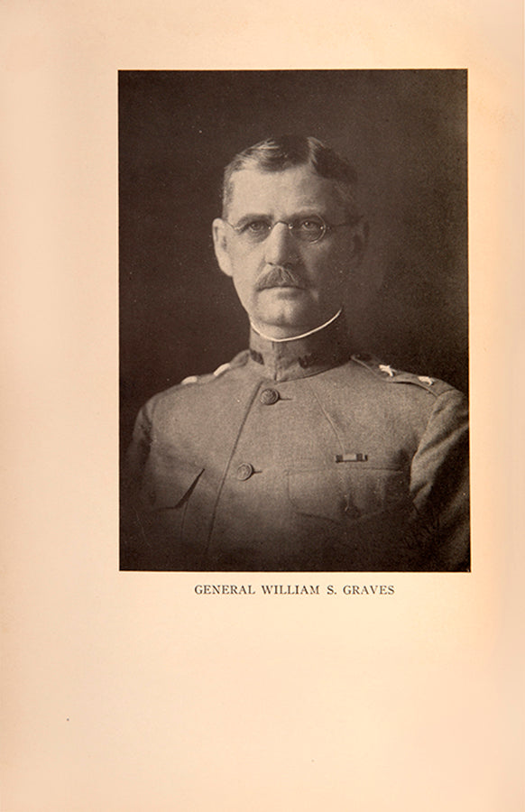 First edition of America's Siberian Adventure by William S. Graves, inscribed by the author.