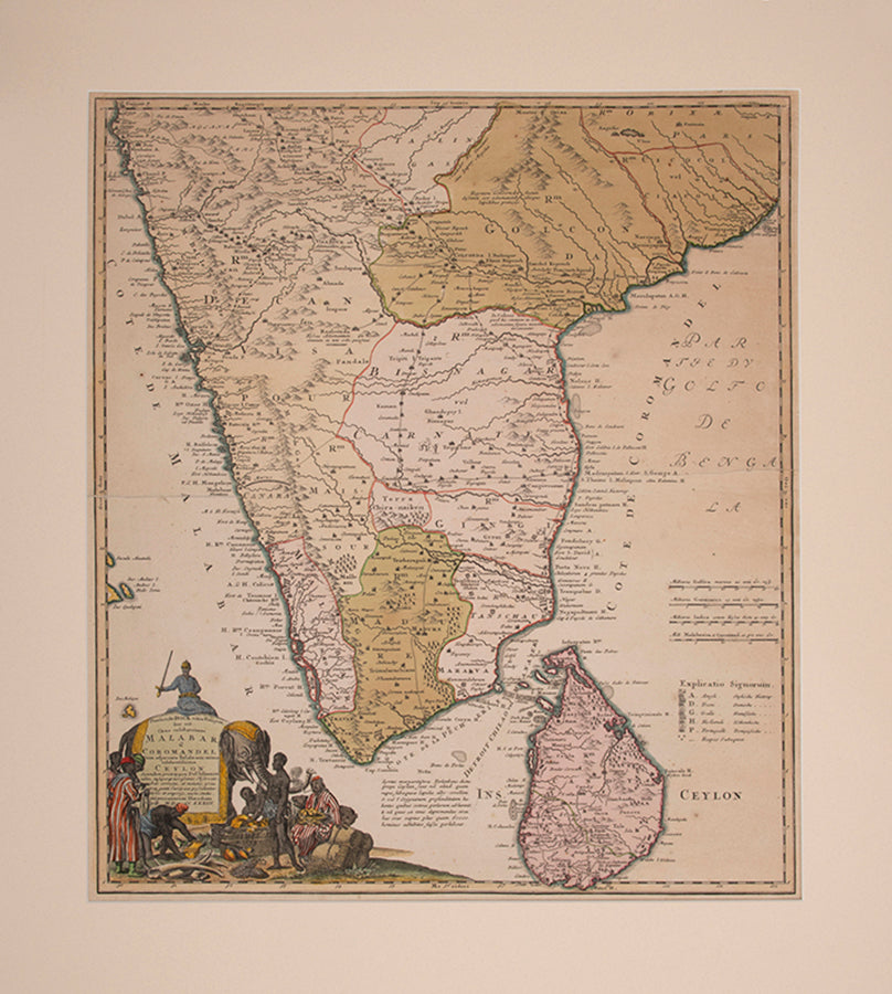 Peninsula Indiae citra Gangem; hoc est, Orae Malaba. et Coromandel
