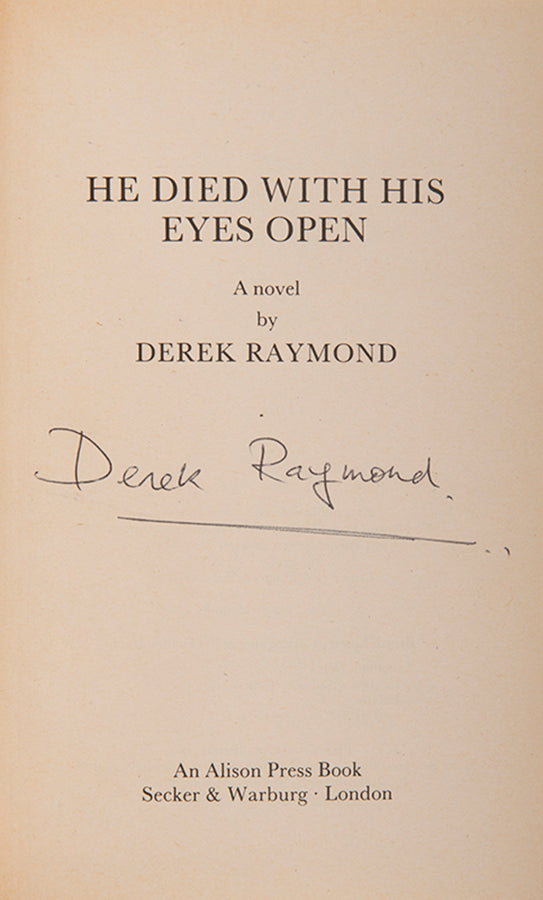 A complete set of first printings of the Factory Novels by Derek Raymond.