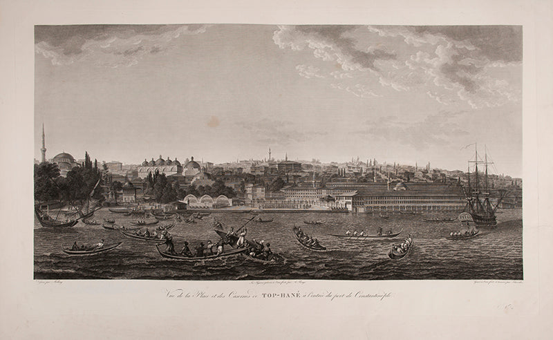 Vue de la Place et des Casernes de Top-Hané