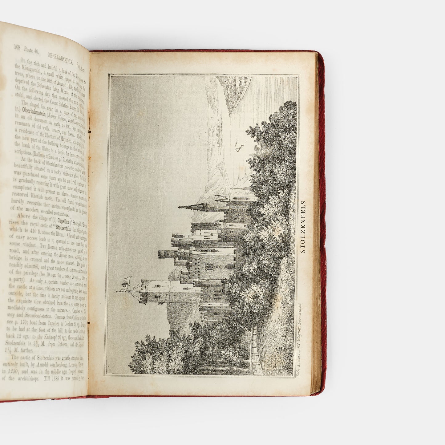 First English edition of the first English Baedeker title to be published.