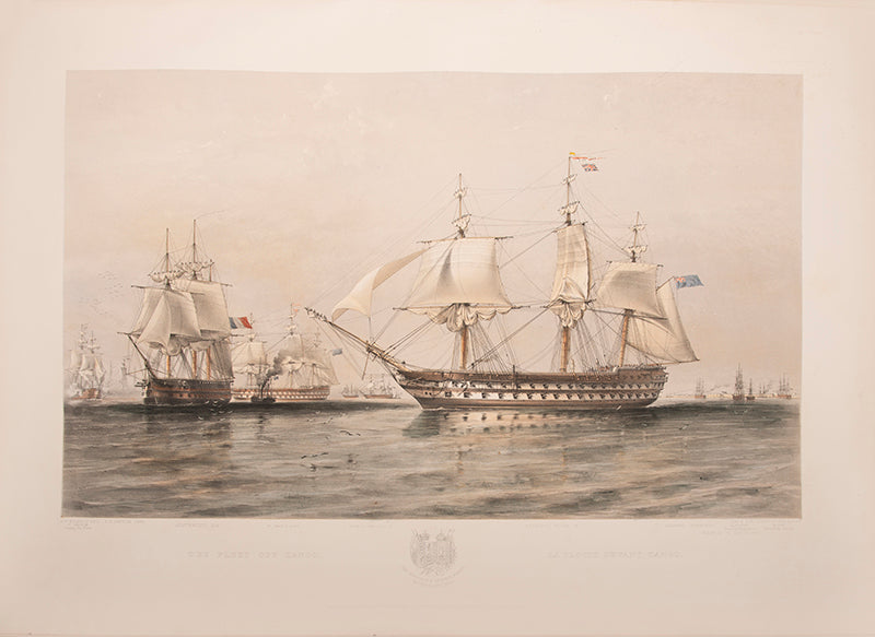 Brierly's fine and rare series of plates of the English and French fleets in the Baltic, during the Crimean War.