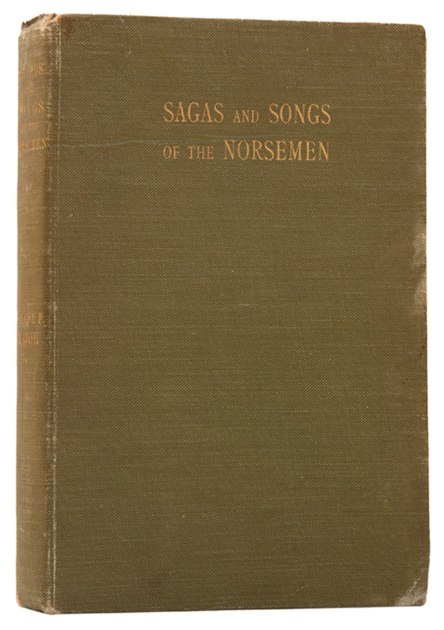 First edition of Sagas and Songs of the Norsemen by Albany F. Major, inscribed by the author.