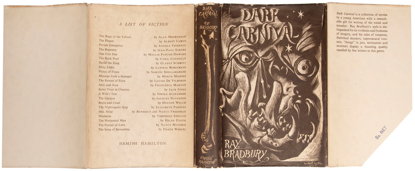 A great first UK edition of one of Bradbury's best-known collections of science fiction and fantasy stories. A near fine example.
