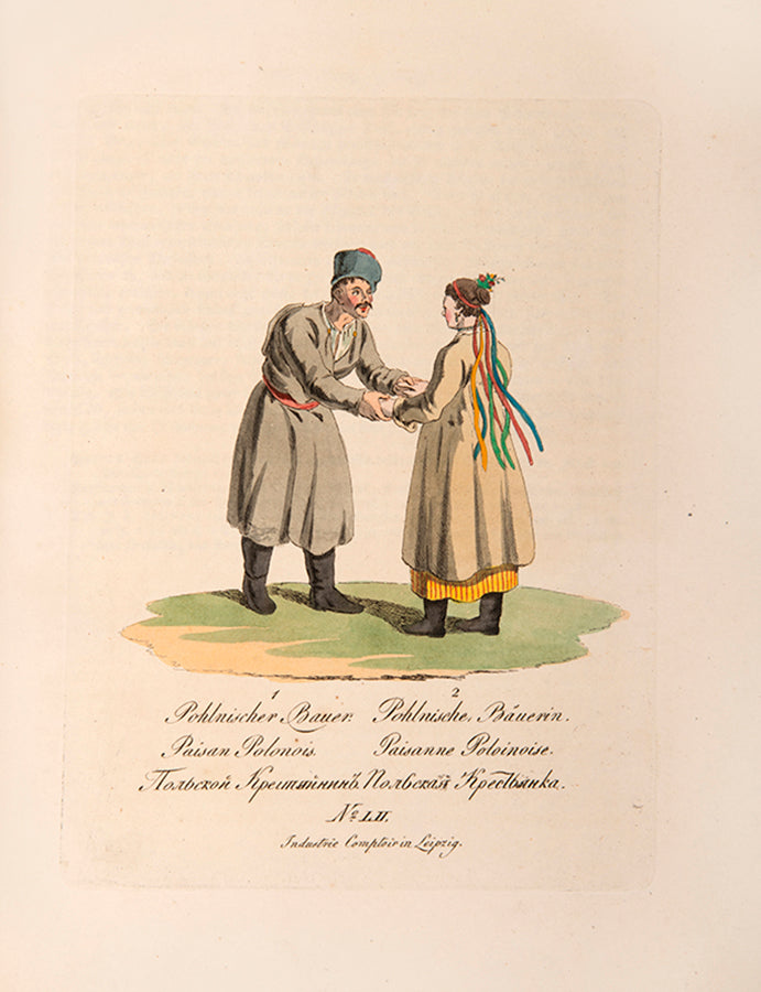 First edition of this illustrated description of peoples governed by the Russian Tsar, Alexander I.