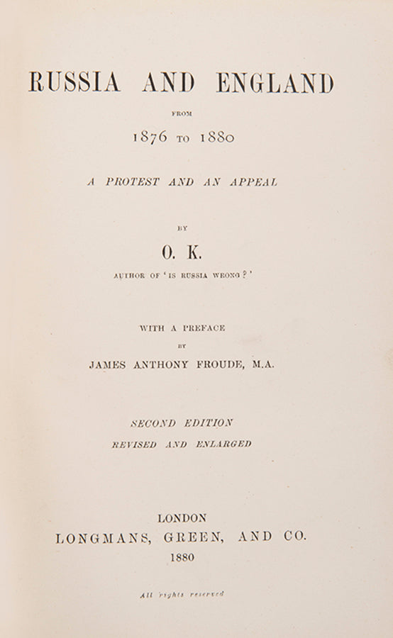 Russia and England by Olga Novikoff is an excellent example of propaganda literature.